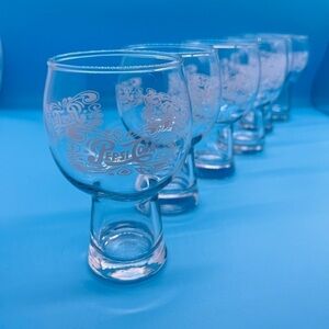 SET OF 6 PEPSI-COLA VINTAGE 70’S GLASSWARE